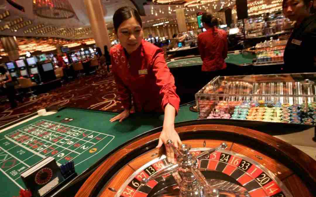 Vòng quay Roulette ở Diamond Crown Casino